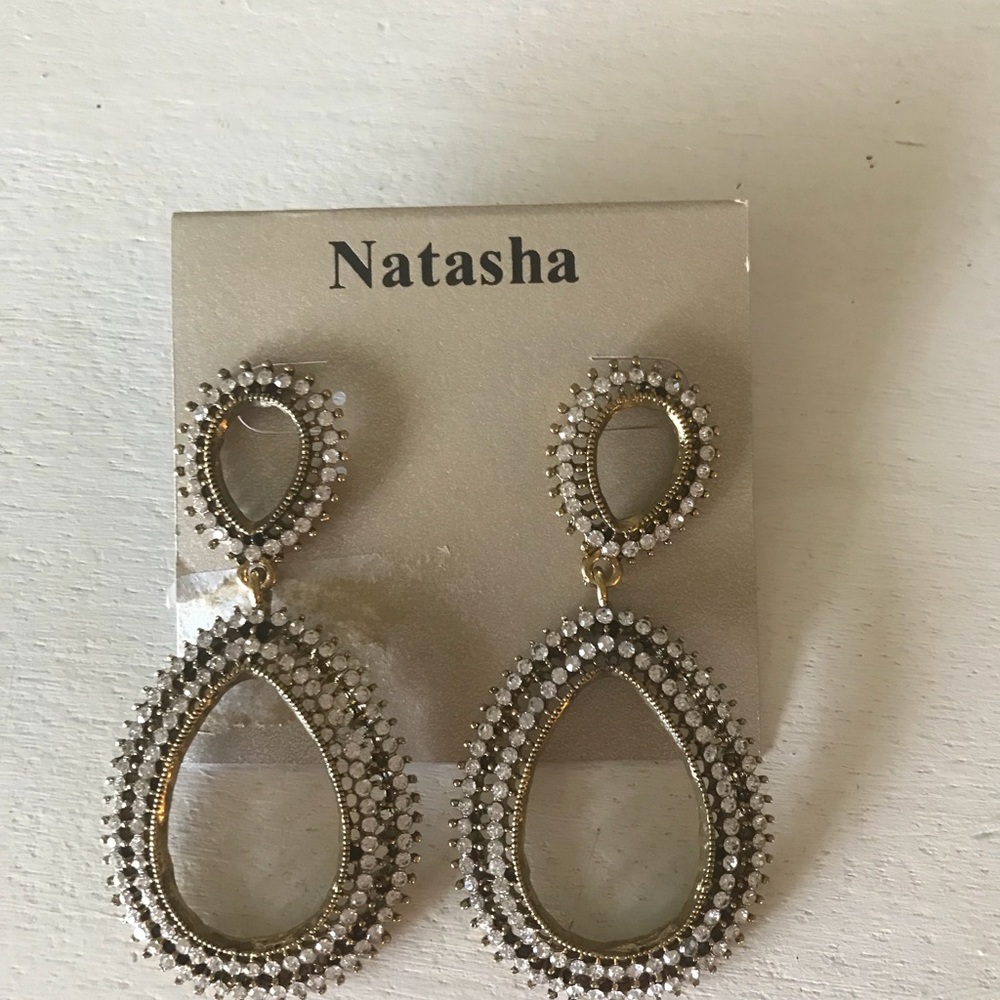 Gold earrings